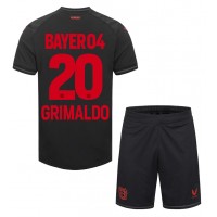 Bayer Leverkusen Alejandro Grimaldo #20 Domaci Dres za djecu 2023-24 Kratak Rukav (+ Kratke hlače)